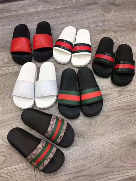 replica gucci joggers|how to identify gucci slides.